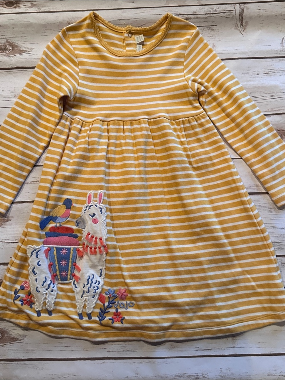 Jojo maman Bebe llama dress vguc 4/5